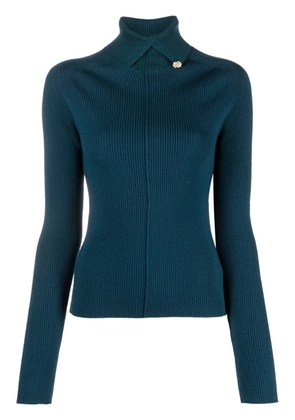 Lanvin embellished rollneck jumper - Blue