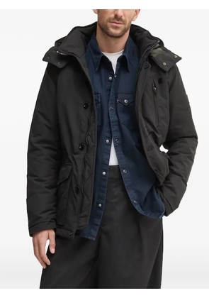 G-Star RAW hooded button-fastening jacket - Black