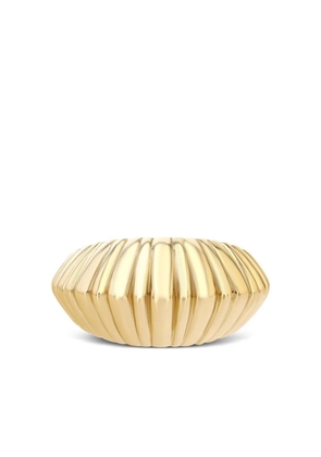 Lizzie Mandler Fine Jewelry 18kt yellow gold XL Fluted Crescent band ring