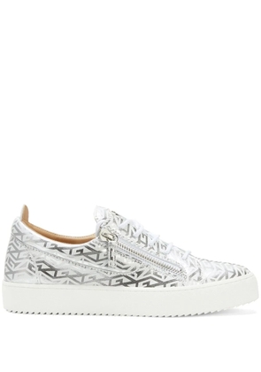 Giuseppe Zanotti Gail Monogram sneakers - Silver
