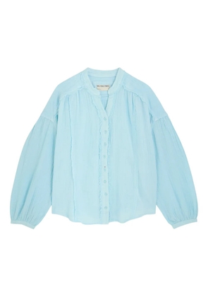 Free People Valley Double button shirt - Blue