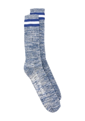Universal Works cotton socks - Blue