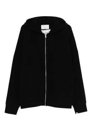 extreme cashmere Donnie zip-up hoodie - Black