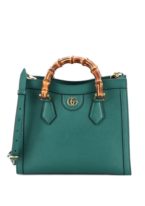 Gucci Pre-Owned Diana NM Bamboo Handle Leather Small tote bag - Green