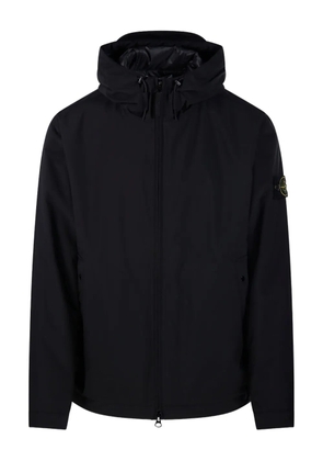 Stone Island hooded zip jacket - Black