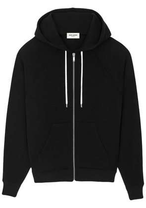 Saint Laurent cotton hooded jacket - Black