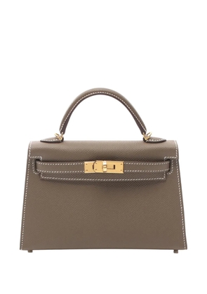 Hermès Pre-Owned 2025 Epsom Mini Kelly II Sellier handbag - Brown