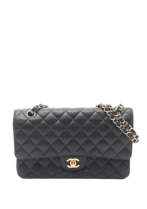 CHANEL Pre-Owned 2014 Medium Classic Caviar Double Flap shoulder bag - Black