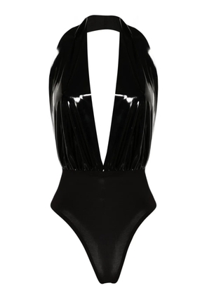 Alchemy x Lia Aram ruched bodysuit - Black