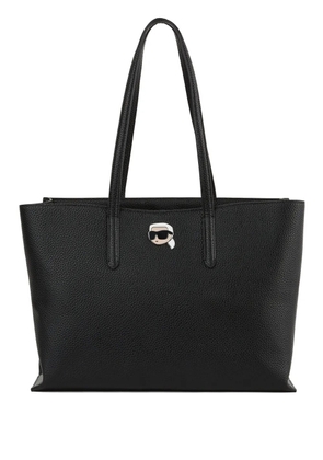 Karl Lagerfeld large Ikon Karl tote bag - Black