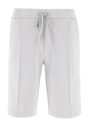 Boggi Milano drawstring patch pocket bermuda shorts - Grey