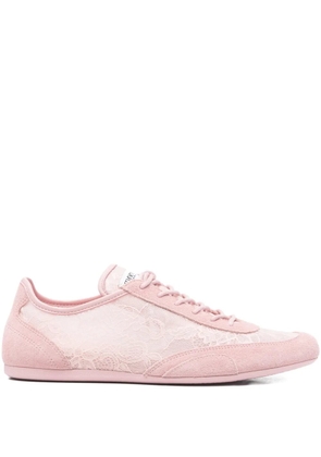 Jimmy Choo Sunny lace-up sneakers - Pink