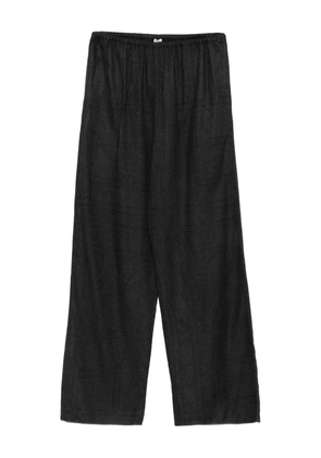 TOTEME monogram flannel trousers - Grey