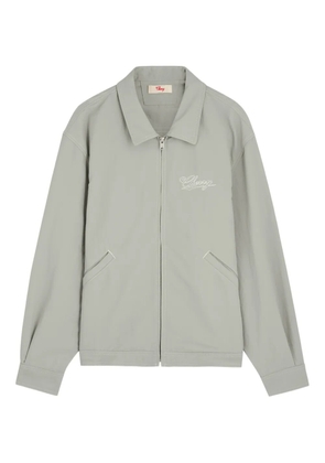 Cherry LA collared logo jacket - Grey