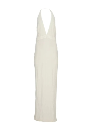 TOM FORD halterneck maxi dress - White