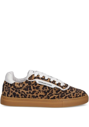 Copenhagen leopard-print sneakers - Brown