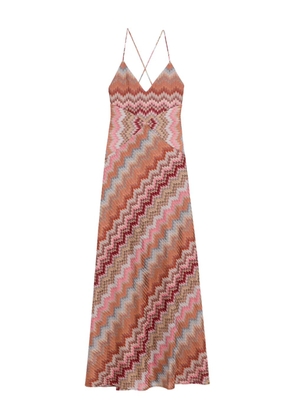 Missoni sleeveless maxi dress - Brown