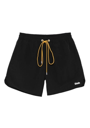 RHUDE logo swim shorts - Black