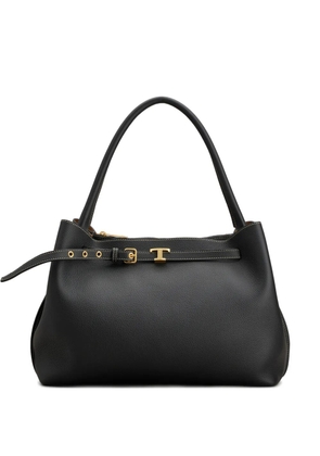 Tod's small T Timeless buckle tote bag - Black
