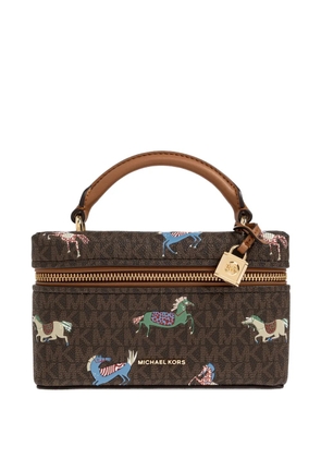Michael Michael Kors Jana horse-print tote bag - Brown