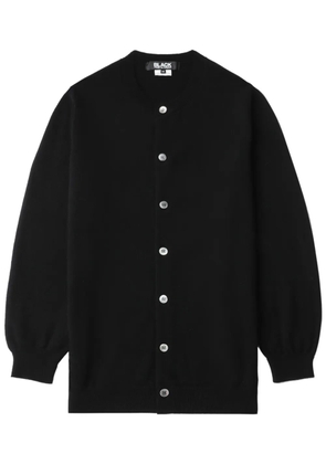Black Comme Des Garçons wool cardigan
