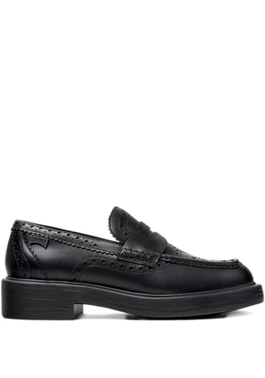 Camper smooth leather brogue loafers - Black