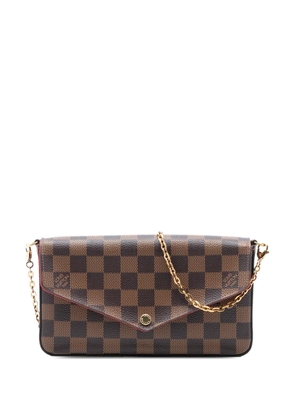Louis Vuitton Pre-Owned 2018 Damier Ebene Pochette Felicie crossbody bag - Brown