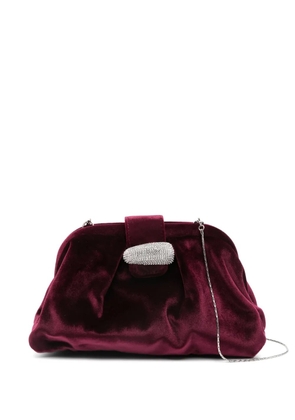 TWENTY FOURHAITCH embellished clutch bag - Red