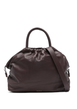 BIASIA Ruffle zip-detail tote bag - Purple