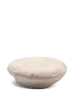 Hermès Pre-Owned 2010s Saint Honore beret - Neutrals