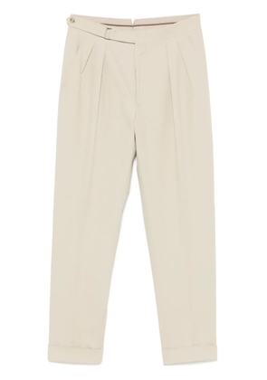 Canali pleated trousers - Neutrals