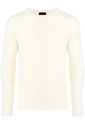 Dell'oglio ribbed knit sweater - White