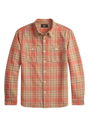 Ralph Lauren RRL checked cotton shirt - Red