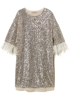 TWINSET sequin-embellished minidress - Gold