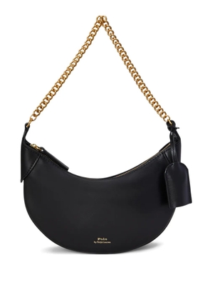 Polo Ralph Lauren small logo-stamp leather cross body bag - Black