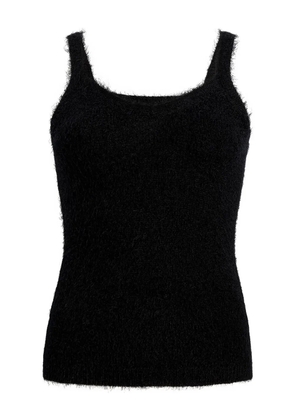 KHAITE Maura V-neck knit top - Black