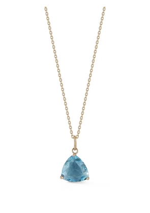 Mateo 14kt yellow gold topaz pendant necklace