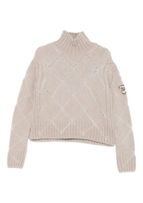 Ermanno Scervino high-neck sweater - Grey