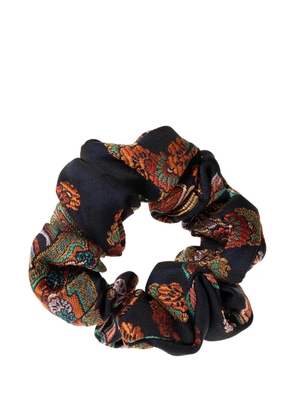 ETRO patterned scrunchie - Black