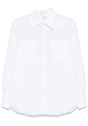 ASPESI cotton poplin shirt - White