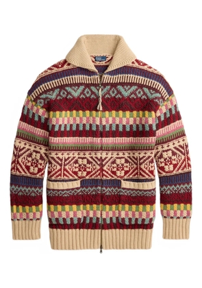 Polo Ralph Lauren shawl-collar zip cardigan - Red