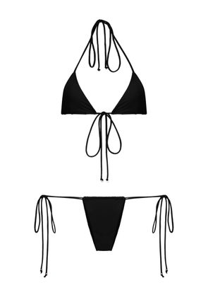 Amir Slama halterneck triangle bikini - Black