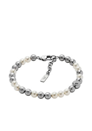 Emporio Armani beaded bracelet - Silver