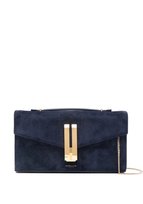 DeMellier Vancouver suede clutch bag - Blue