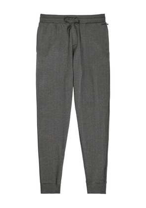 BOSS drawstring herringbone track pants - Grey