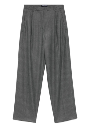 DRHOPE pinstripe trousers - Grey