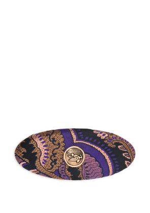 ETRO paisley logo hair accessory - Black