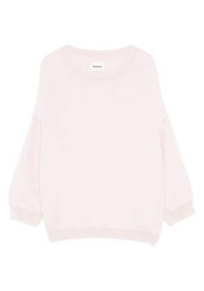 KHAITE Sabina long-sleeve sweater - Pink