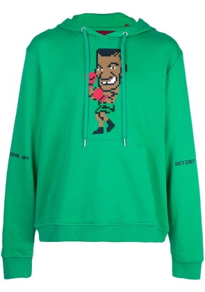 Mostly Heard Rarely Seen 8-Bit Knock Out hoodie - Green