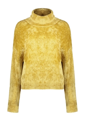 Herno high-collar long-sleeve sweater - Yellow